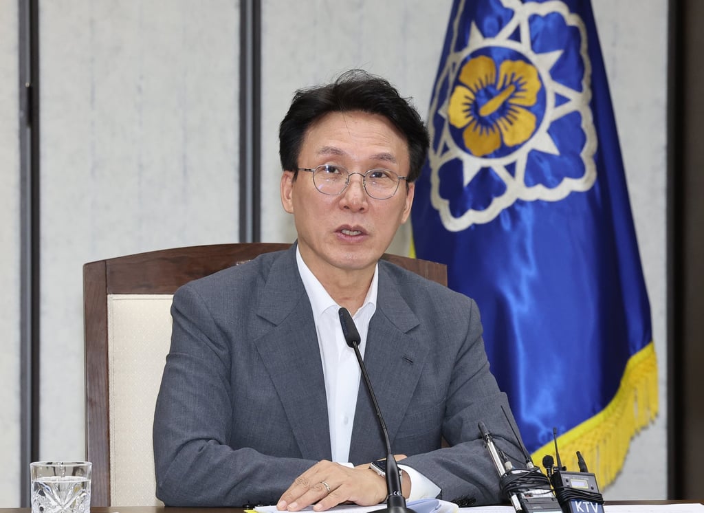 South Korean Prime Minister Kim Min-seok announced the visa-free programme on Wednesday. Photo: EPA/Yonhap South Korean Prime Minister Kim Min-seok announced the visa-free programme on Wednesday. Photo: EPA/Yonhap