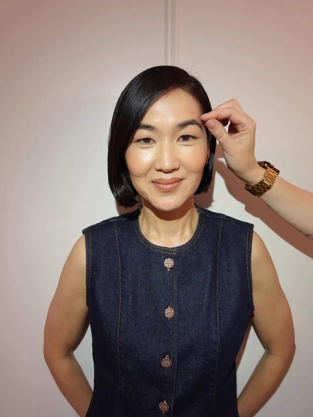 Jackie Chung prepares for a press event in June ahead of season three of The Summer I Turned Pretty. Photo: @anotherjackiechung/Instagram