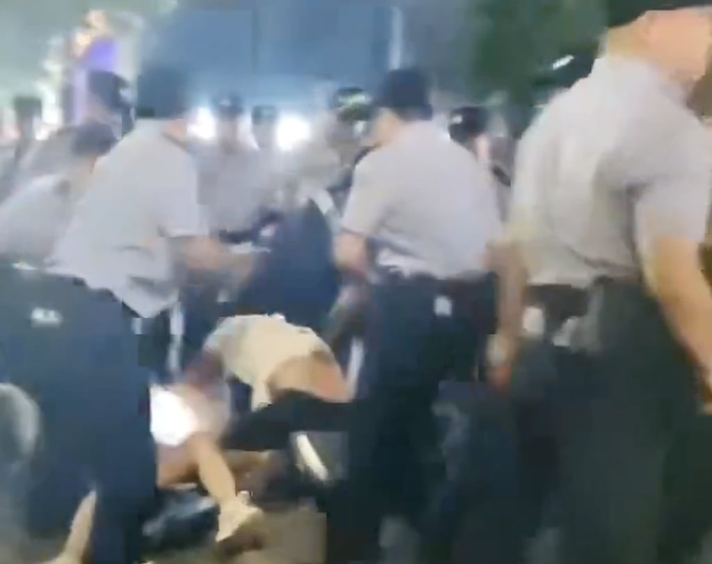 Swat police were brought into Jiangyou, Sichuan, following public outrage regarding a bullying case. Photo: handout