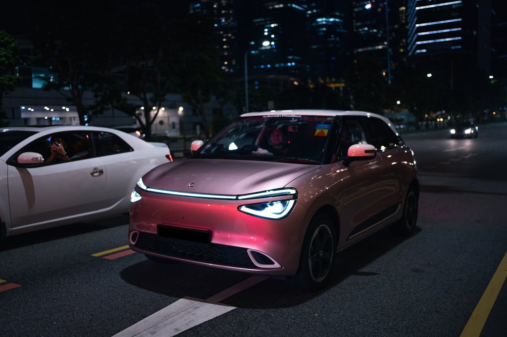 A Dongfeng EV, which is among the Chinese brands gaining ground in Singapore. Photo: Justin Tan A Dongfeng EV, which is among the Chinese brands gaining ground in Singapore. Photo: Justin Tan