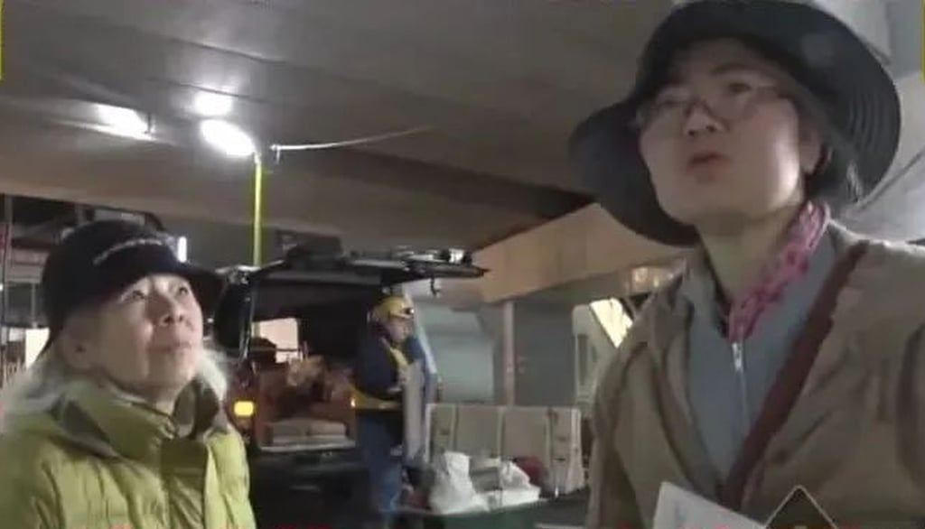 The mother and daughter pair allowed a Japanese television crew into their rubbish-strewn home. Photo: Handout The mother and daughter pair allowed a Japanese television crew into their rubbish-strewn home. Photo: Handout