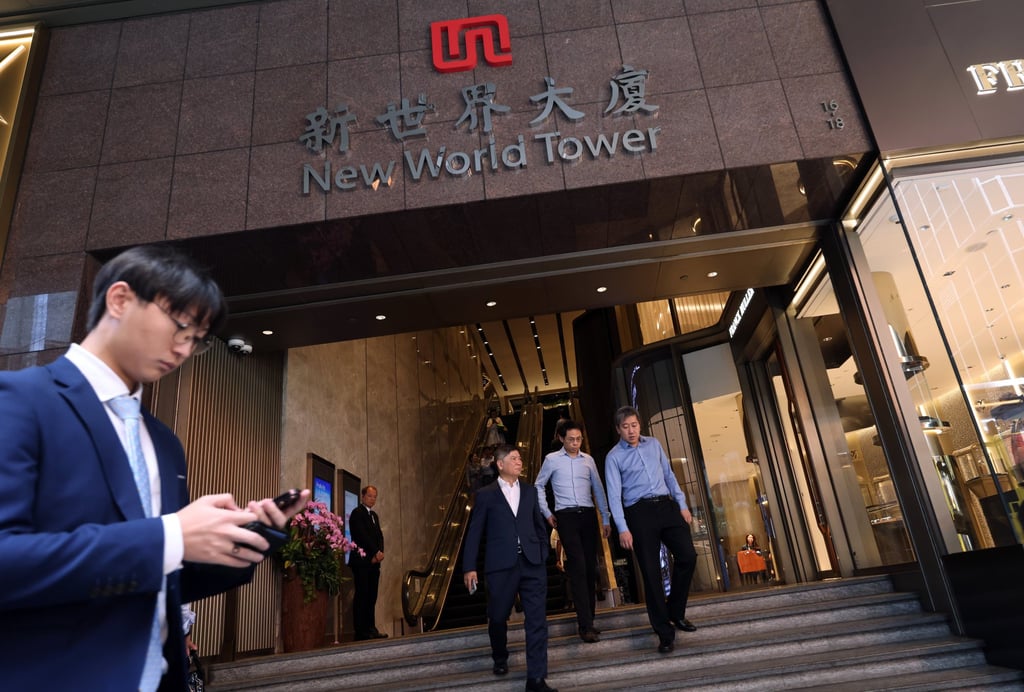 New World Tower in Central. Photo: Jelly Tse