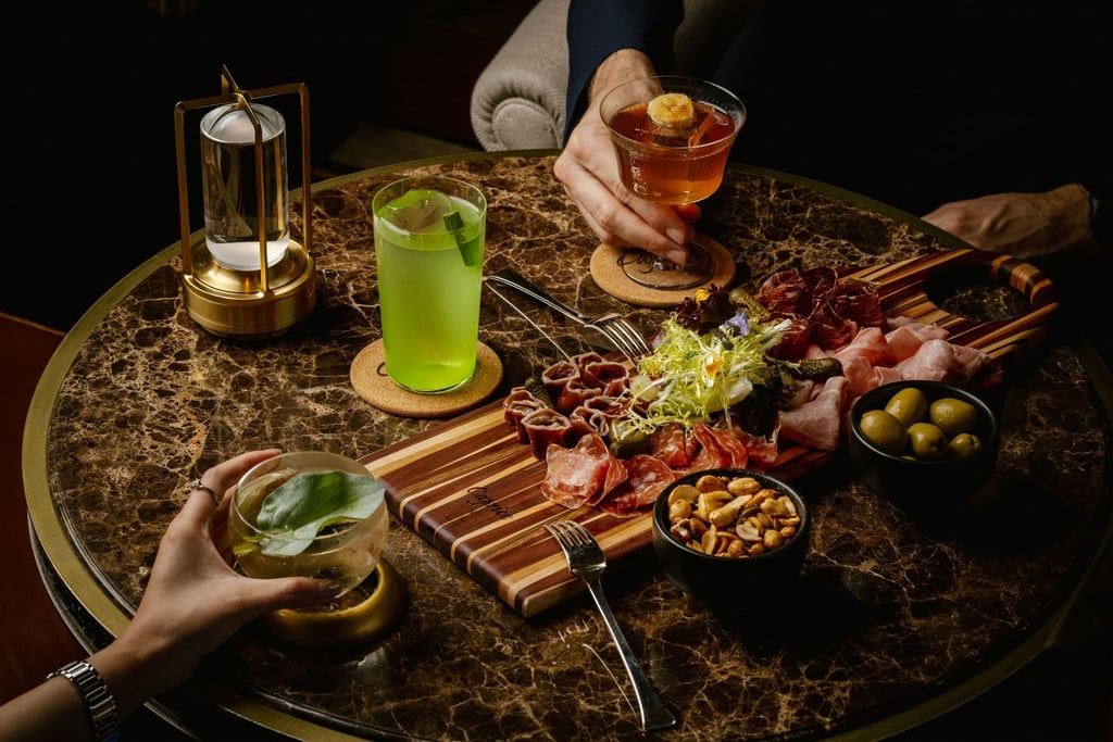 Concoctions from the Caprice Bar’s Elements cocktail menu. Photo: Caprice Bar