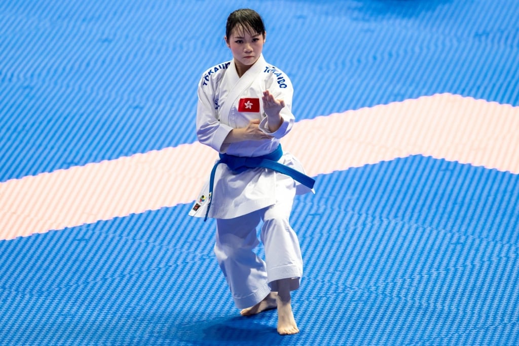 Grace Lau beat Iran’s Fatemeh Sadeghi Dastak in the semifinals in Chengdu. Photo: SF&OC