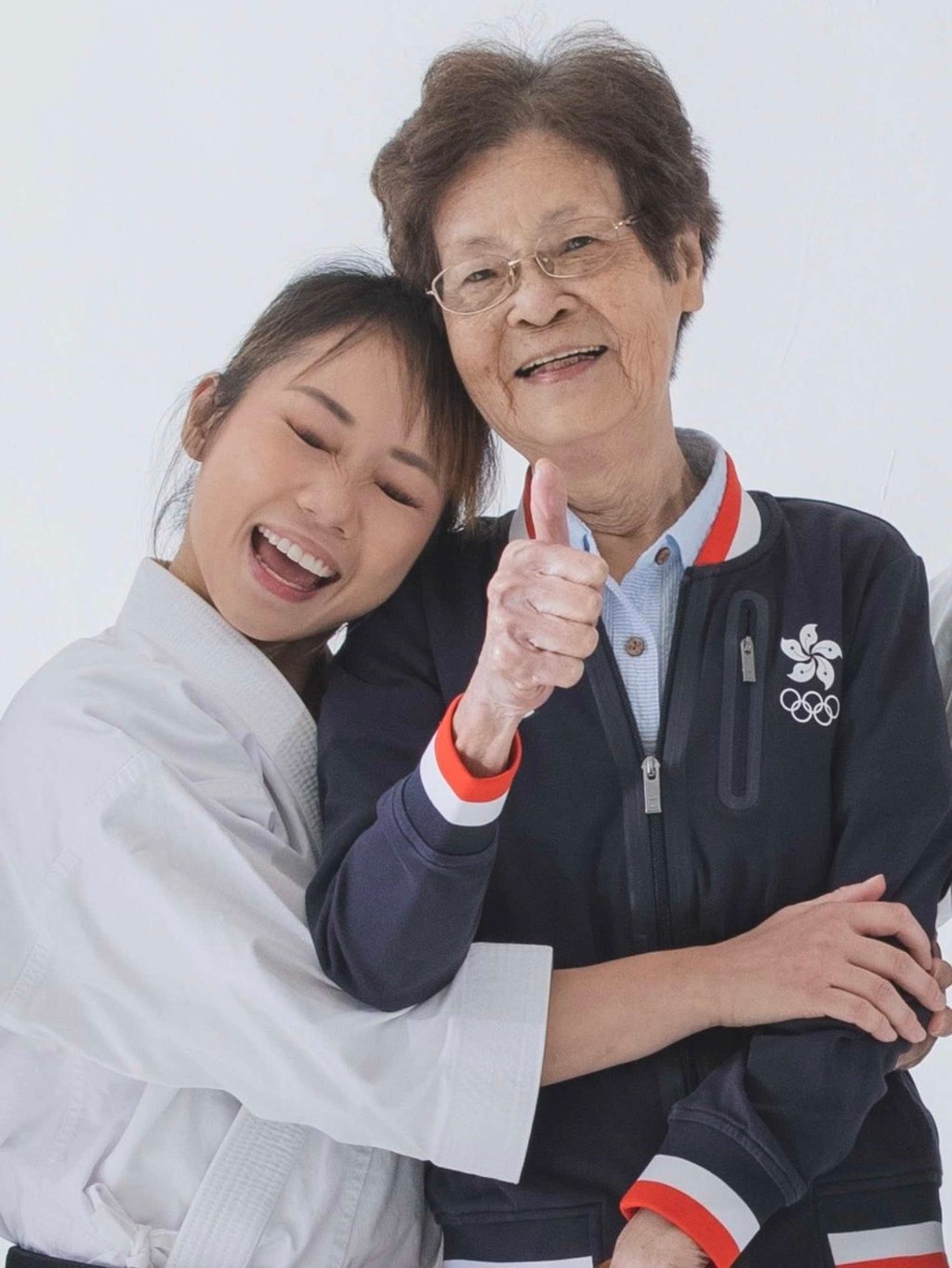Grace Lau with her grandmother, who died about two weeks ago. Photo: Facebook/Grace Lau