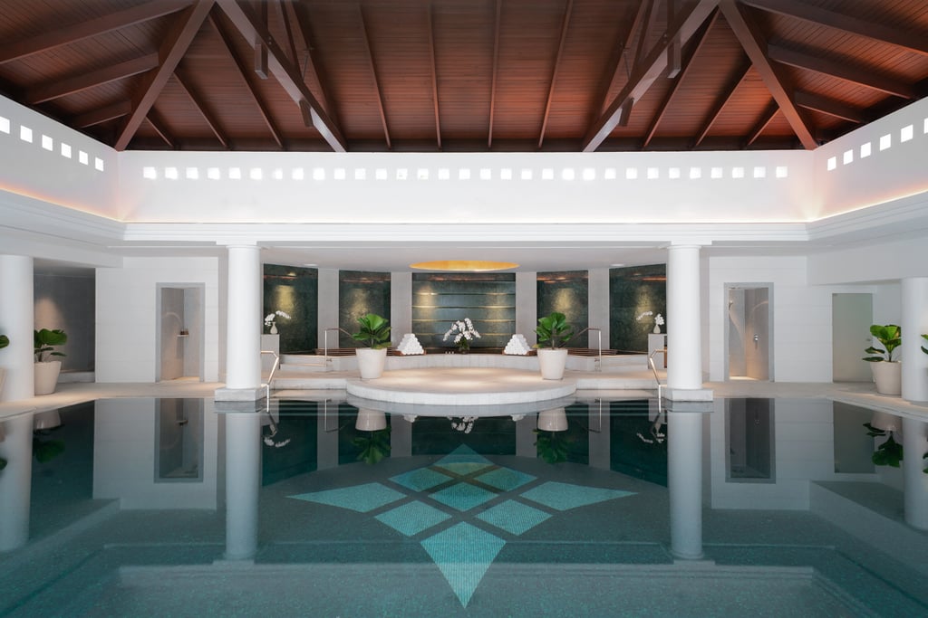 An indoor pool within a pavilion at Chiva-Som. Photo: Handout