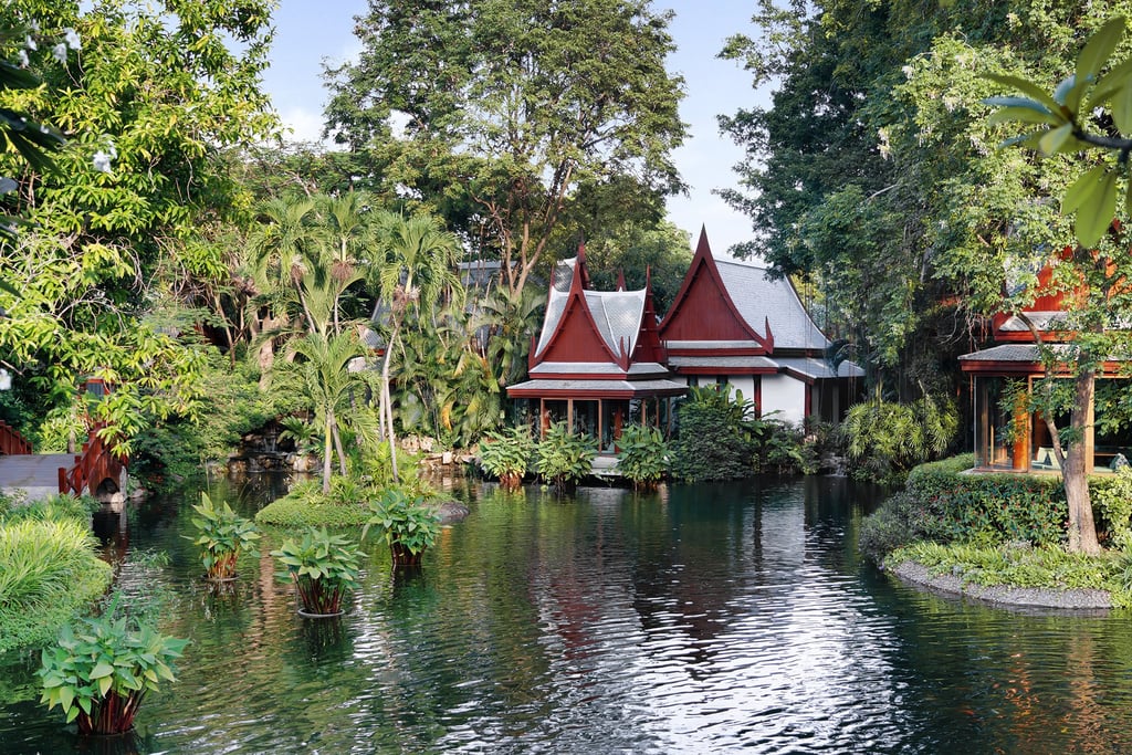 A Thai Pavilion suite overlooking a lagoon at Chiva-Som. Photo: Handout
