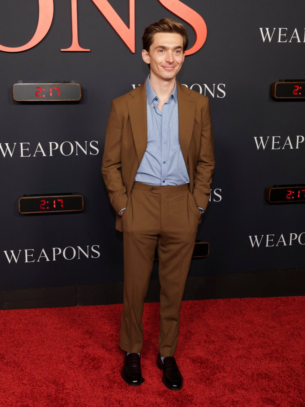 Austin Abrams at the LA premiere of Weapons in July. Photo: Reuters Austin Abrams at the LA premiere of Weapons in July. Photo: Reuters