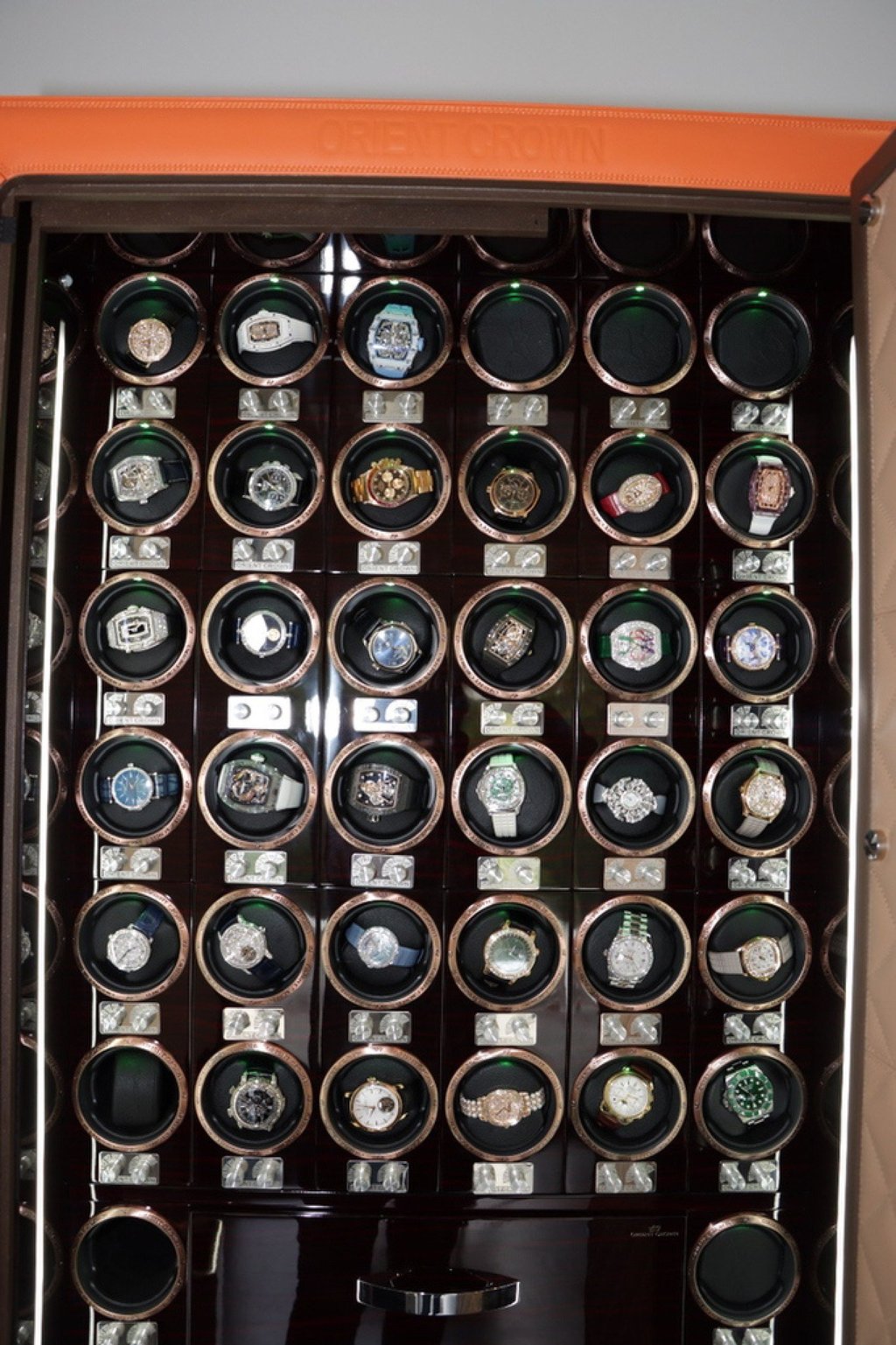 Luxury watches seized during an anti-money laundering raid in Singapore. Photo: Singapore Police Force/EPA-EFE