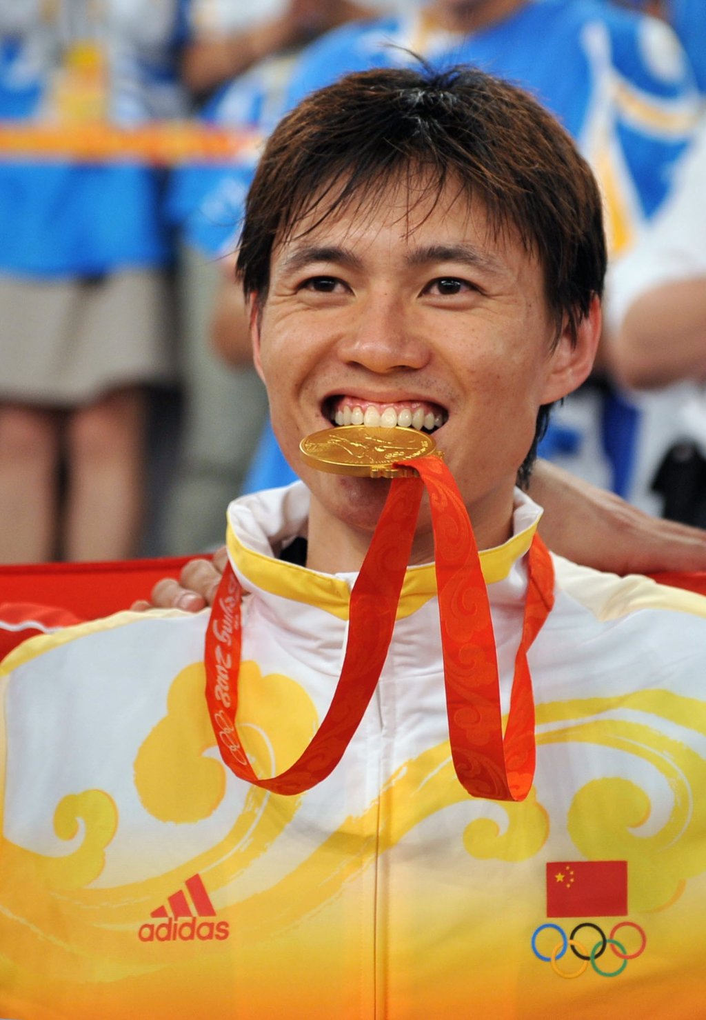 Zhong Man, the 2008 Olympic sabre champion. Photo: AFP
