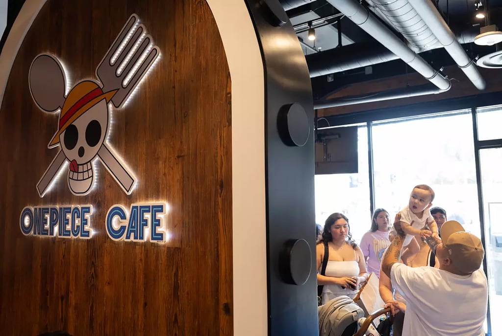 The cafe opened during July’s Los Angeles Anime Convention. Photo: TNS