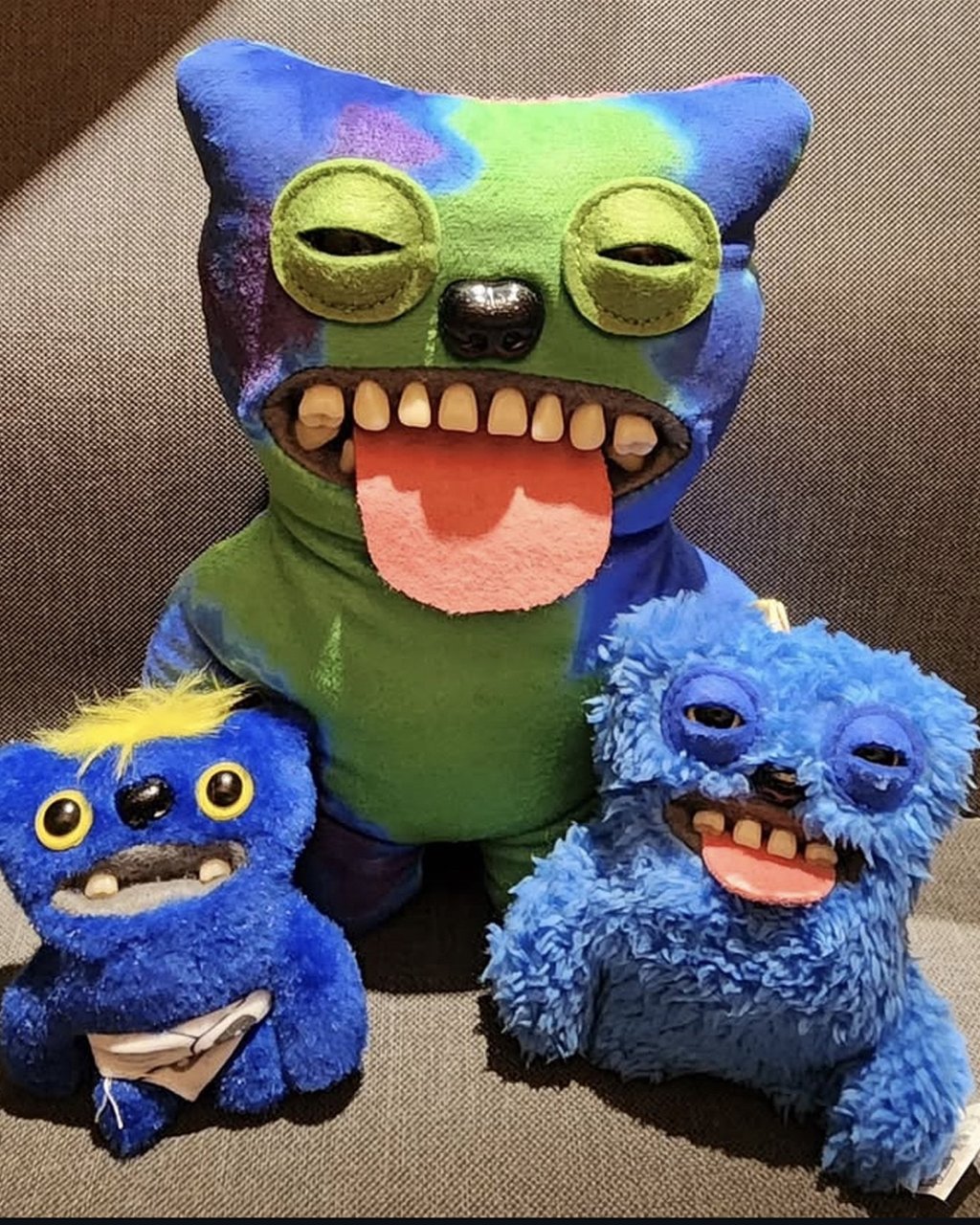 Various colourful Fuggler dolls, which are distinctive for their unnerving, human-like teeth. Photo: @fugglers/Instagram Various colourful Fuggler dolls, which are distinctive for their unnerving, human-like teeth. Photo: @fugglers/Instagram