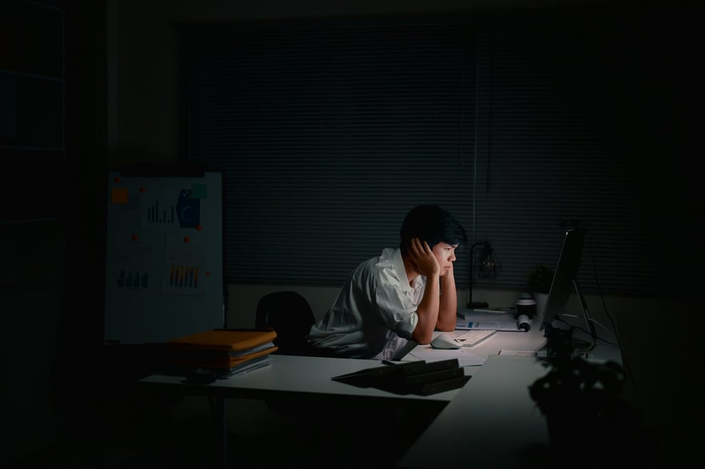 The highest ranked overtime hours were done by a worker who, on average, finished work at 11.12pm. Photo: Getty Images