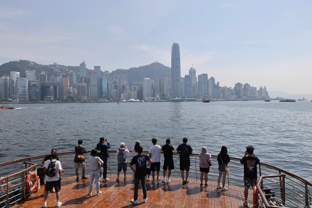 Hong Kong welcomed 4.39 million visitors in July, bringing cumulative total to 28 million this year, according to the tourism board. Photo: Nora Tam