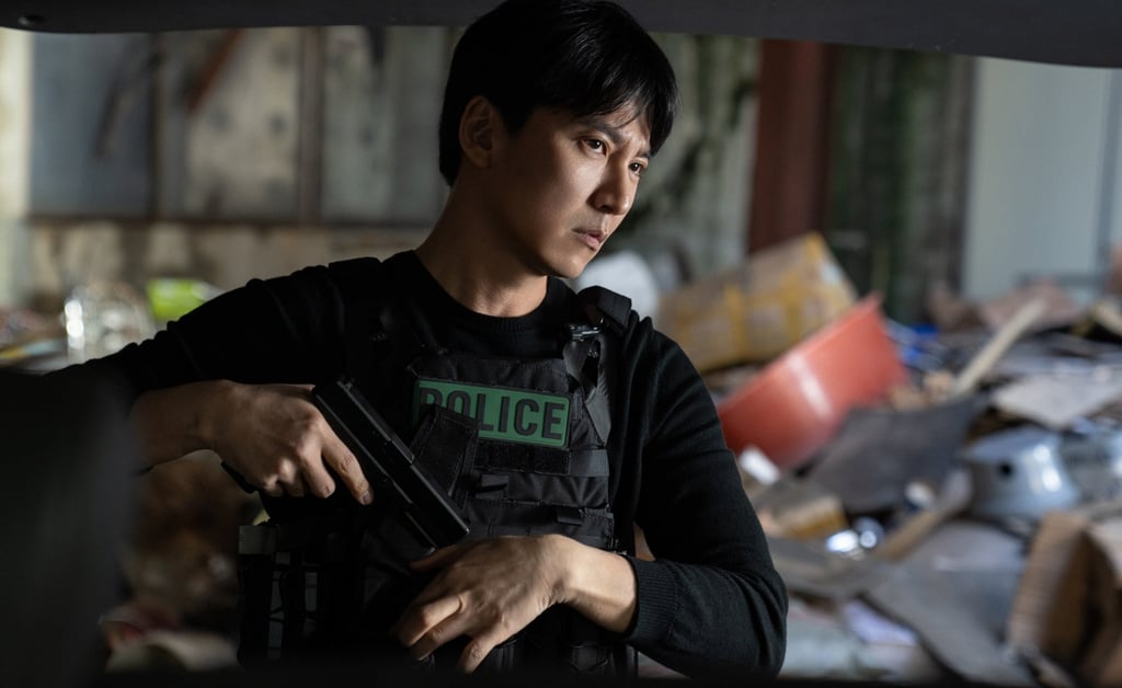 Kim Nam-gil in a still from the new drama series Trigger. Photo: Son Ik-chung/Netflix Kim Nam-gil in a still from the new drama series Trigger. Photo: Son Ik-chung/Netflix