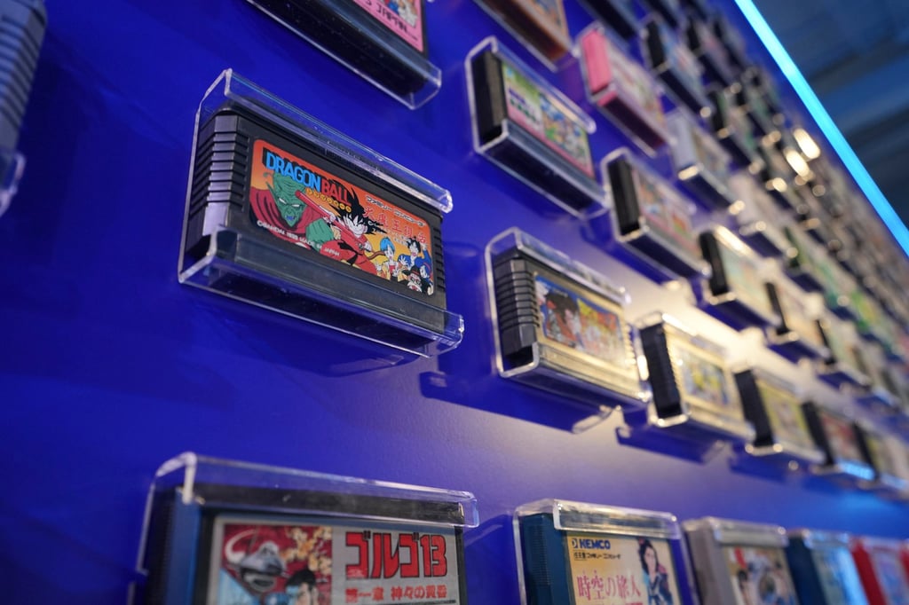 Restart!’s second zone showcases 300 Nintendo game cartridges from the 1980s and 90s. Photo: Restart! Beyond Gaming Exhibition Restart!’s second zone showcases 300 Nintendo game cartridges from the 1980s and 90s. Photo: Restart! Beyond Gaming Exhibition