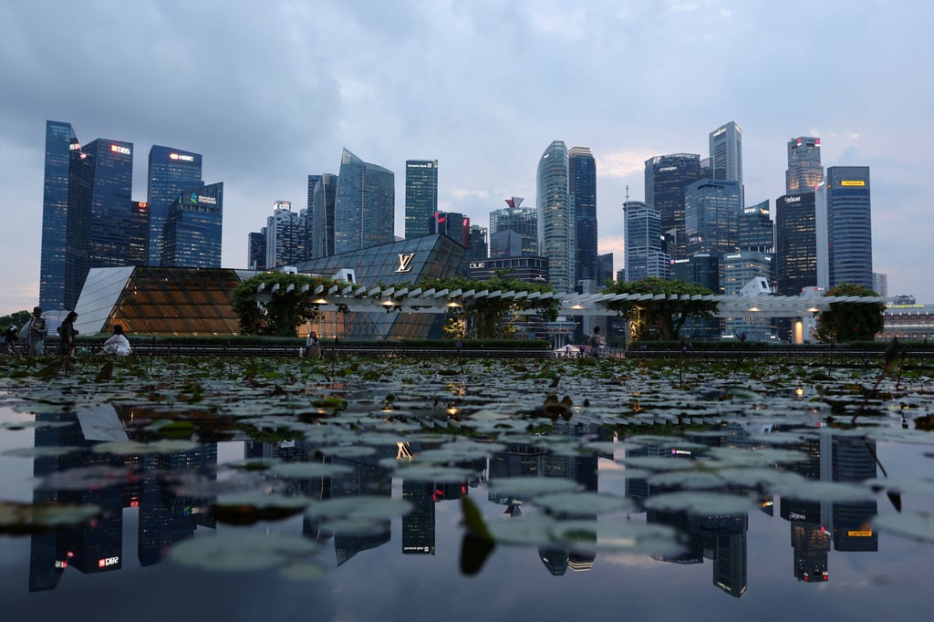 The central business district skyline in Singapore in May. Prime Minister Lawrence Wong has outlined long-term policy plans to “take charge of our own destiny” in an era of global uncertainty. Photo: Reuters The central business district skyline in Singapore in May. Prime Minister Lawrence Wong has outlined long-term policy plans to “take charge of our own destiny” in an era of global uncertainty. Photo: Reuters