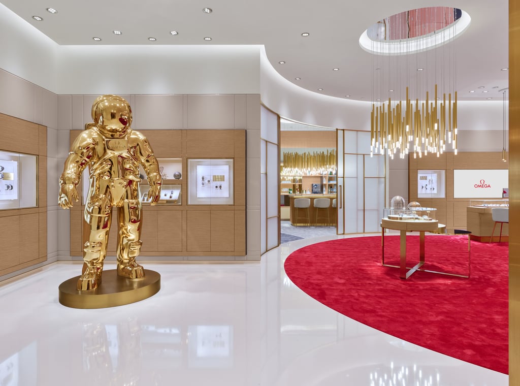 The revamped Omega boutique in the Wynn Macau. Photo: Handout The revamped Omega boutique in the Wynn Macau. Photo: Handout