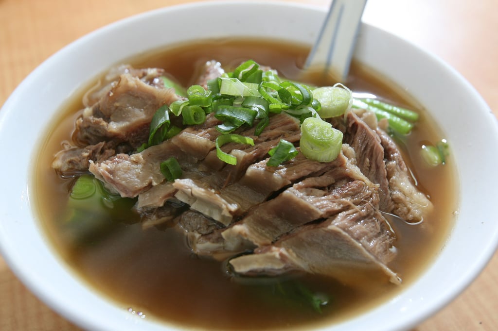 Beef brisket in broth at On Lee Noodle Shop. Photo: SCMP Beef brisket in broth at On Lee Noodle Shop. Photo: SCMP