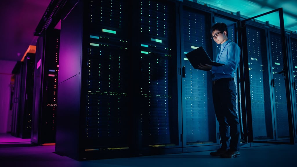 China is requiring data centres to use more home-grown computing chips. Photo: Shutterstock Images