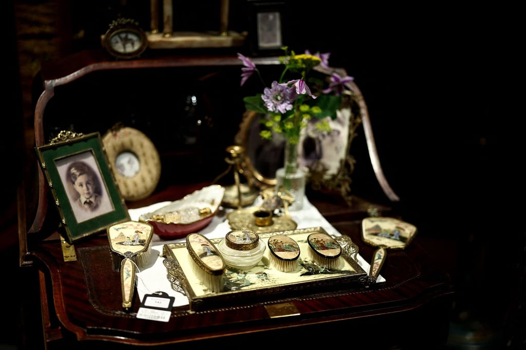 An assortment of table props used in Downton Abbey. Photo: AFP
