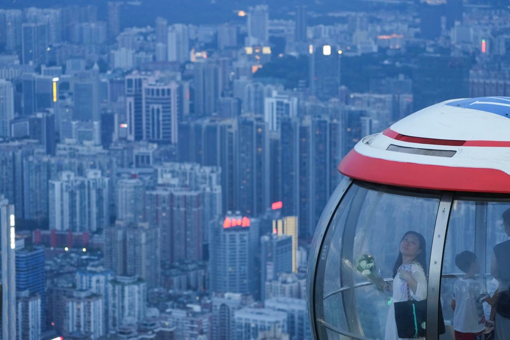Visitors at Canton Tower in Guangzhou, southern China. Photo: Eugene Lee Visitors at Canton Tower in Guangzhou, southern China. Photo: Eugene Lee