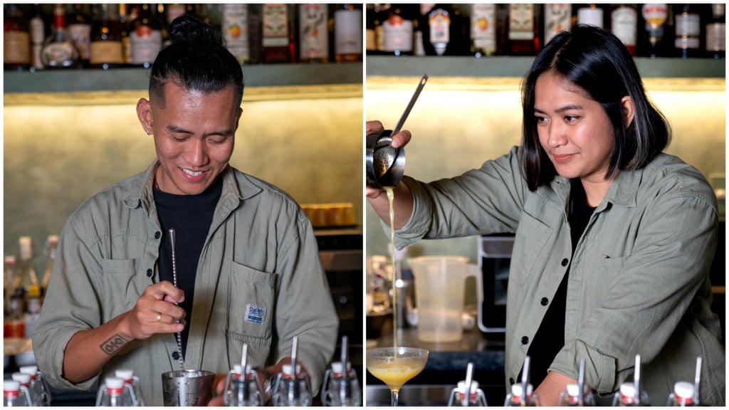 Raion arrives from Manila as Shinichi Itoh (left) and Kate Osmillo (right) take over Avoca. Photos: Handout