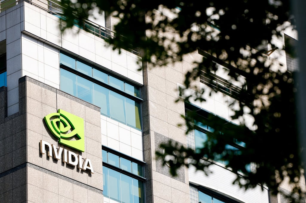 The Nvidia logo is displayed on a building in Taipei, Taiwan, April 16, 2025. Photo: Reuters The Nvidia logo is displayed on a building in Taipei, Taiwan, April 16, 2025. Photo: Reuters