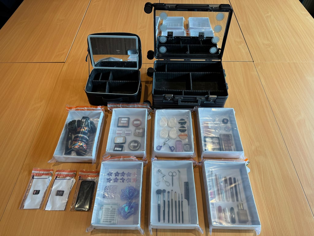 Some suspects allegedly worked unlawfully as make-up artists for fans attending concerts by G.E.M. Photo: Handout Some suspects allegedly worked unlawfully as make-up artists for fans attending concerts by G.E.M. Photo: Handout