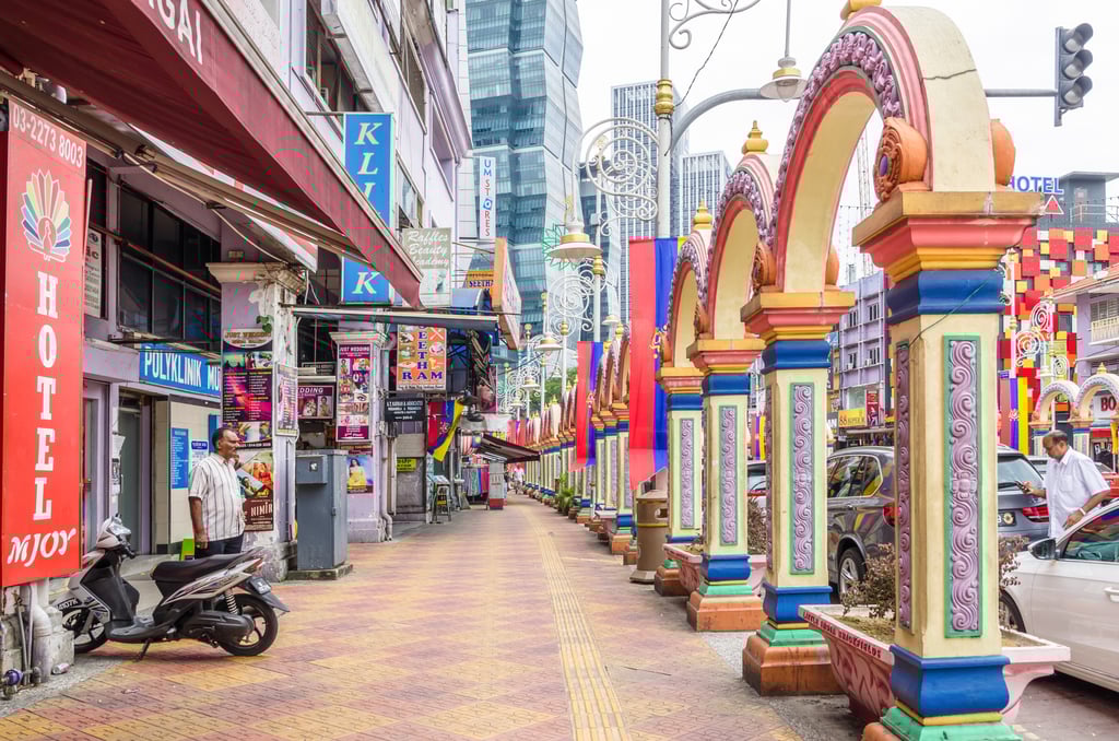A street in Brickfields, also known as Little India, in Kuala Lumpur. Photo: Shutterstock A street in Brickfields, also known as Little India, in Kuala Lumpur. Photo: Shutterstock