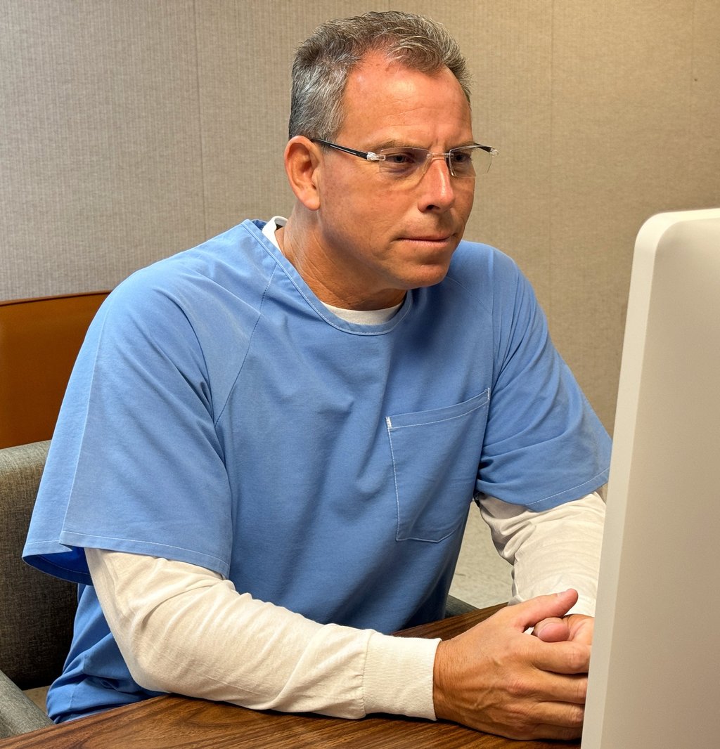 Erik Menendez appears before the parole board via teleconference at the Richard J. Donovan Correctional Facility on Thursday. Photo: California Department of Corrections/TNS Erik Menendez appears before the parole board via teleconference at the Richard J. Donovan Correctional Facility on Thursday. Photo: California Department of Corrections/TNS