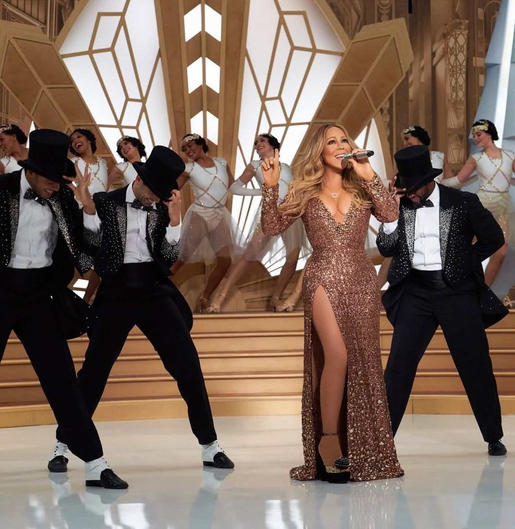 Before sharing the stage with Taylor Swift, Jan Ravnik danced with Mariah Carey (pictured). Photo: @janravnik/Instagram Before sharing the stage with Taylor Swift, Jan Ravnik danced with Mariah Carey (pictured). Photo: @janravnik/Instagram