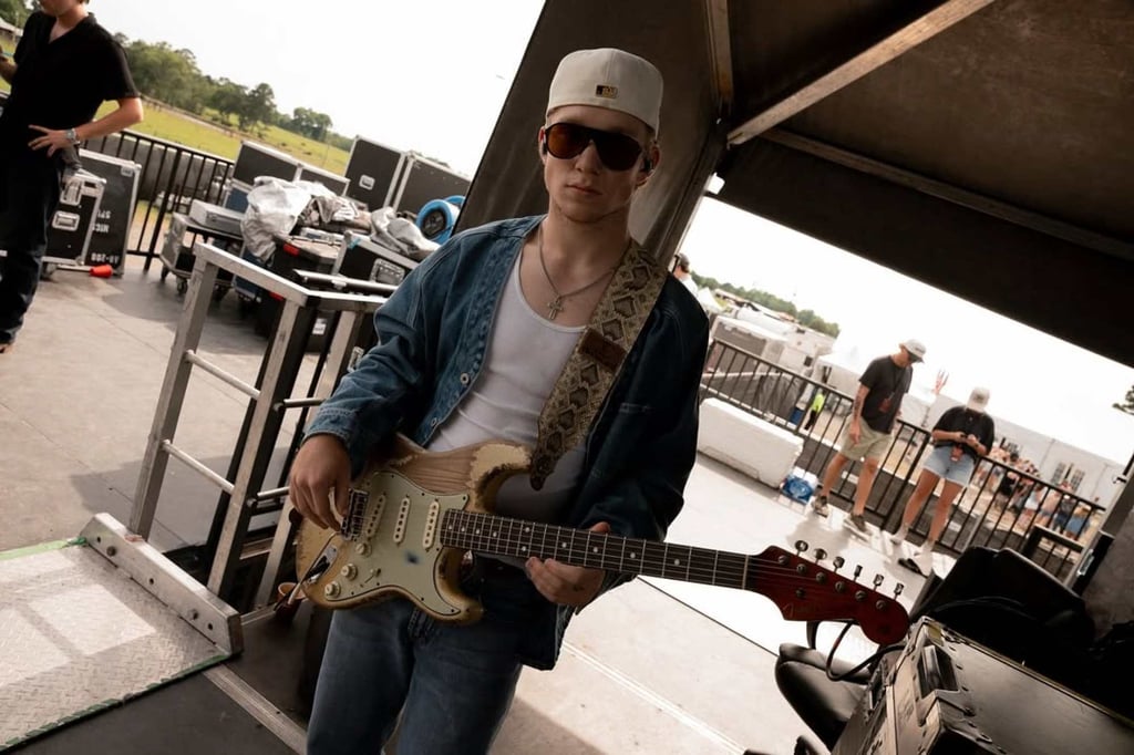 Ty Myers, pictured at the Rock the South festival in Alabama, US, in June, is a social media sensation. Photo: @tywmyers/Instagram