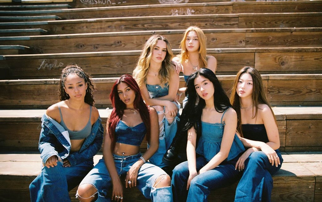 Girl group Katseye for Gap. Photo: @katseyeworld/Instagram