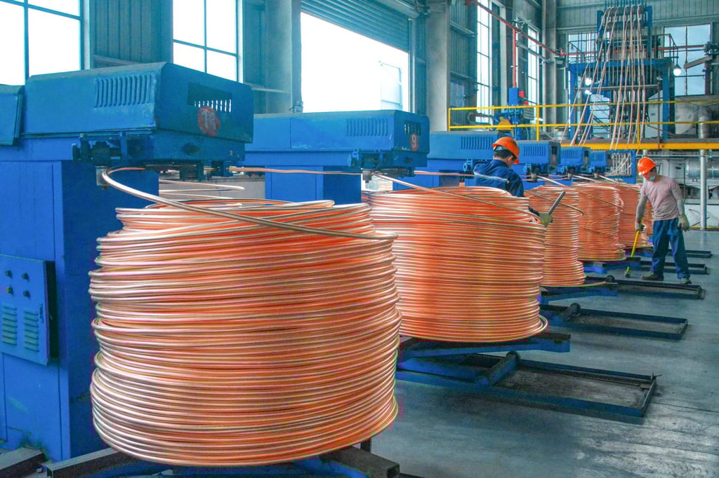 Zijin said it noted extremely strong demand resilience for copper in China. Photo: AFP Zijin said it noted extremely strong demand resilience for copper in China. Photo: AFP