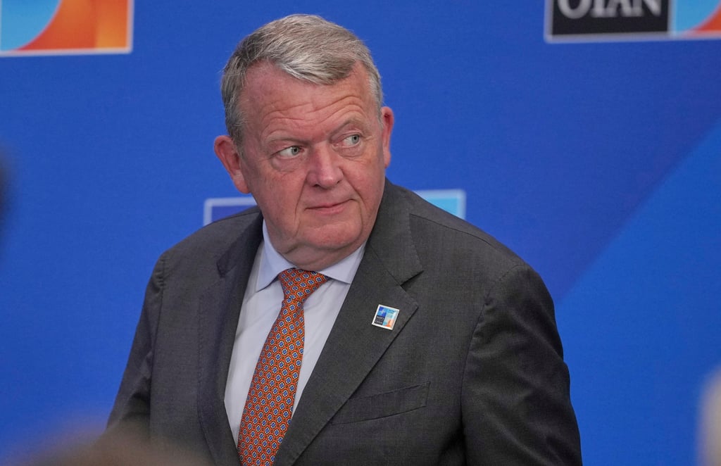 FDenmark’ Foreign Minister Lars Løkke Rasmussen arrives for the Nato summit in The Hague, Netherlands in June. Photo: AP FDenmark’ Foreign Minister Lars Løkke Rasmussen arrives for the Nato summit in The Hague, Netherlands in June. Photo: AP