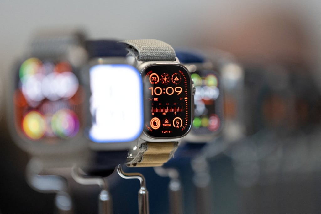The Apple Watch Ultra 2 is showcased at an event in Cupertino, California, September 9, 2024. Photo: Reuters The Apple Watch Ultra 2 is showcased at an event in Cupertino, California, September 9, 2024. Photo: Reuters