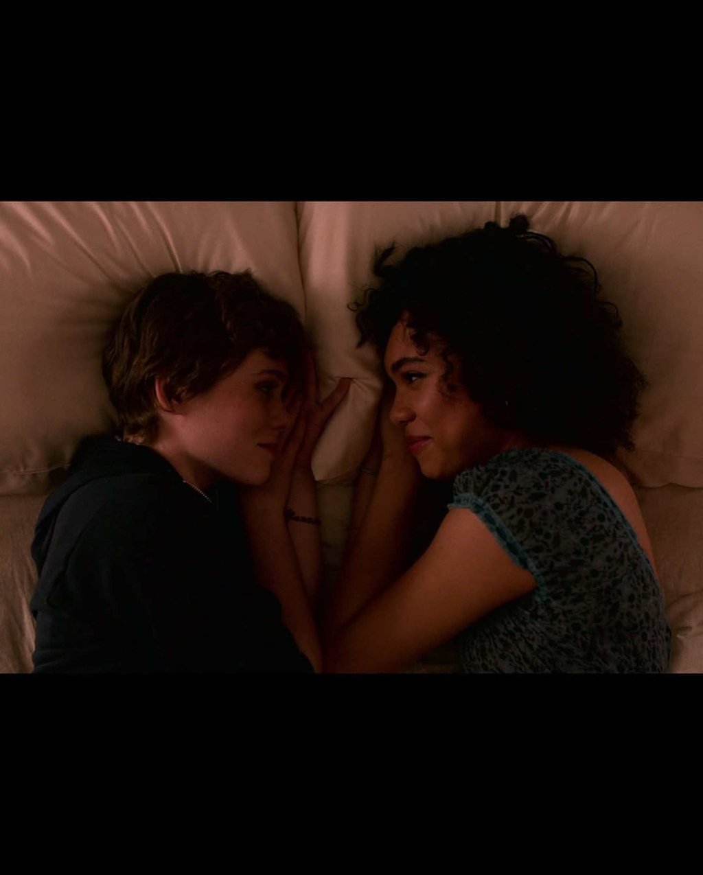 One of Sofia Bryant’s most recognisable roles is Dina (right) in Netflix’s I Am Not Okay With This. Photo: @sofiabryantofficial/Instagram