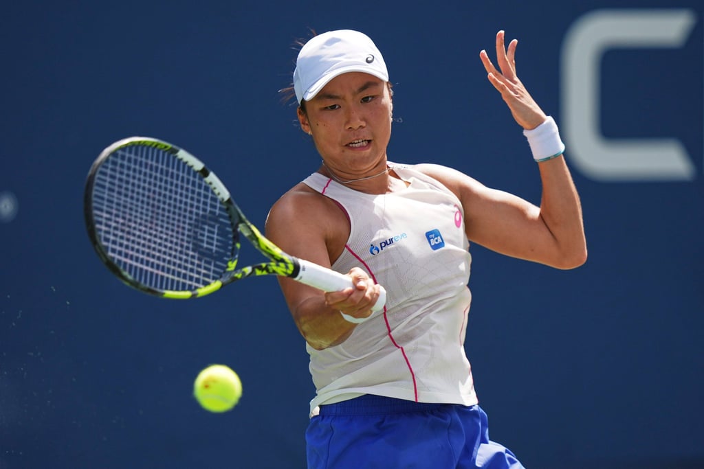 Indonesian Janice Tjen knocked out 24th seed Veronika Kudermetova of Russia on Sunday. Photo: AP