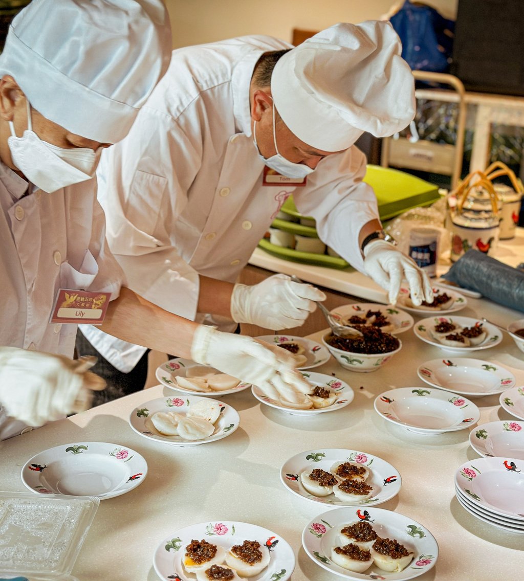 The Project Futurus’ chefs at work preparing a soft meal. Photo: courtesy The Project Futurus