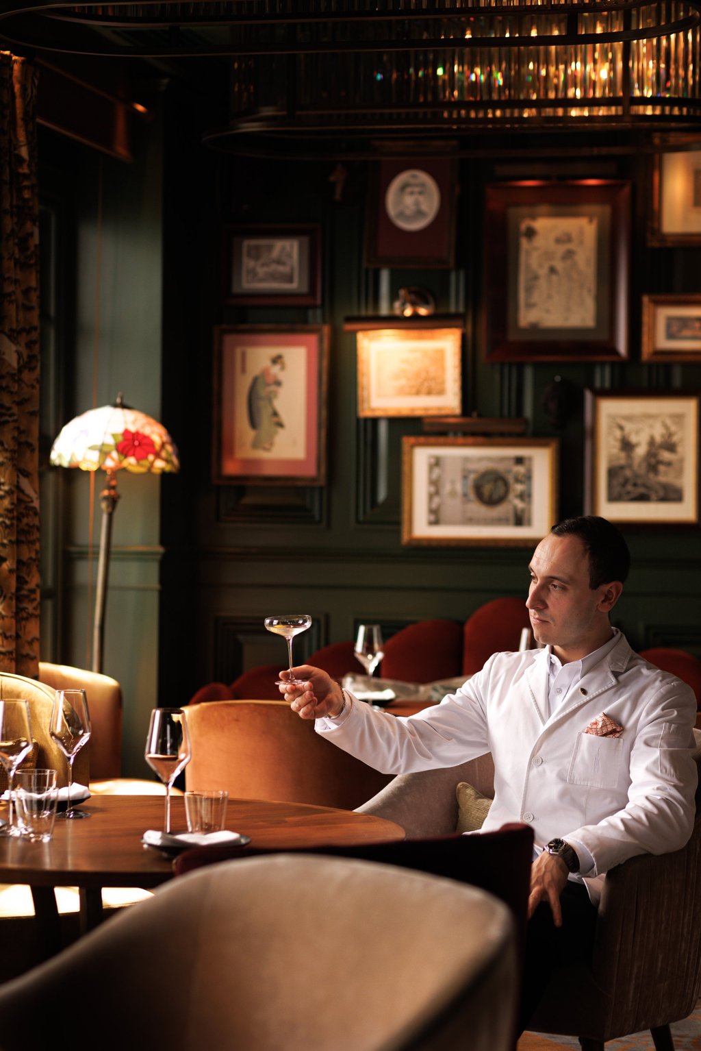 Stefano Bussi, who recently took over the bar at The Aubrey, was named Bartender of the Year for Hong Kong and Macau at the Diageo World Class 2024. Photo: Handout