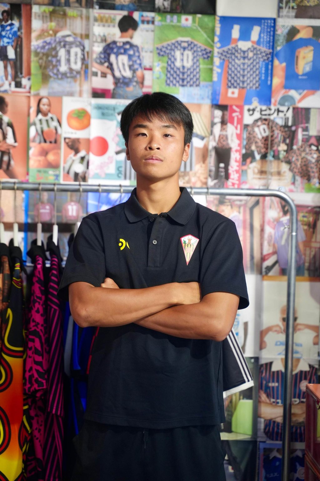 Vito Wong after completing his transfer to CD San Roque de Lepe.