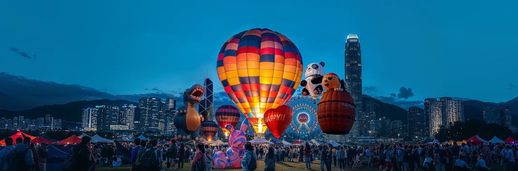The first AIA International Hot Air Balloon Fest will be held in Hong Kong from September 4 to 7. Photo: Handout