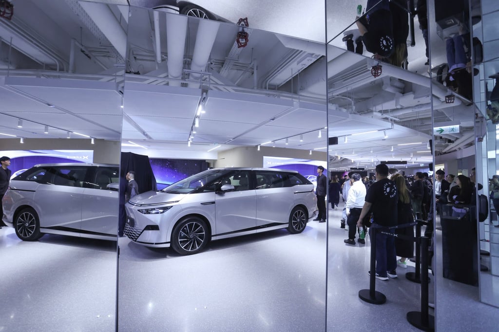 Xpeng’s sales rose 2.7 per cent last month to a record 37,709 units. Photo: Jonathan Wong Xpeng’s sales rose 2.7 per cent last month to a record 37,709 units. Photo: Jonathan Wong