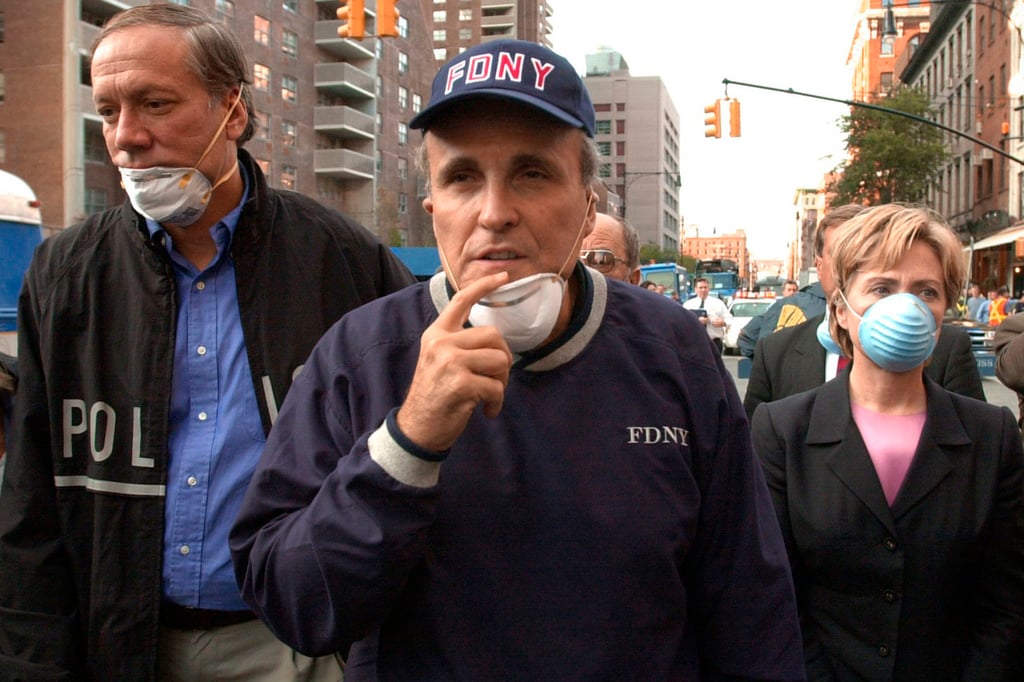 Rudy Giuliani as New York City mayor on September 12, 2001. File photo: AP Rudy Giuliani as New York City mayor on September 12, 2001. File photo: AP