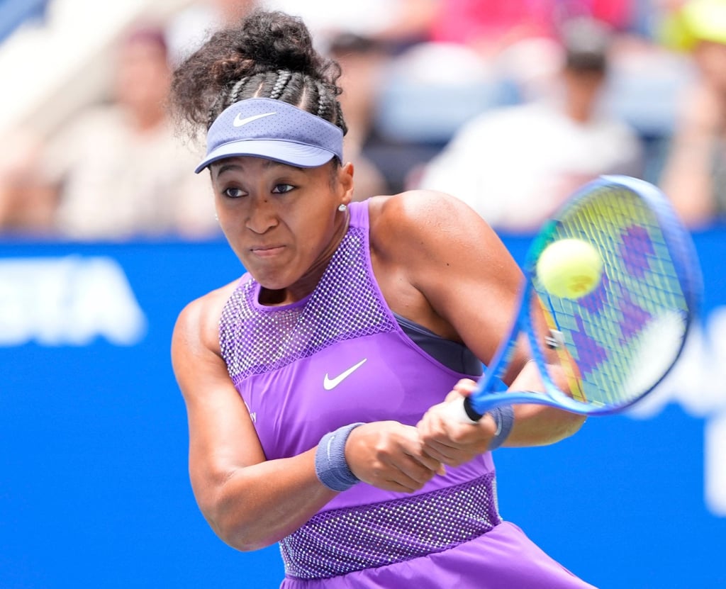 Naomi Osaka at the US Open on September 1. Photo: Robert Deutsch-Imagn Images