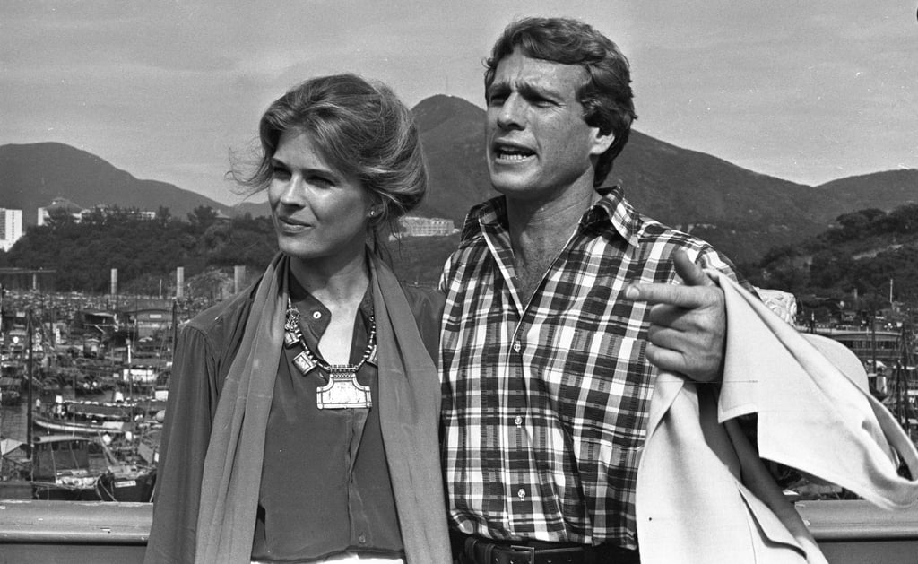 Hollywood stars Ryan O’Neal and Candice Bergen filming in Hong Kong, in 1978. Photo: Chan Kiu Hollywood stars Ryan O’Neal and Candice Bergen filming in Hong Kong, in 1978. Photo: Chan Kiu