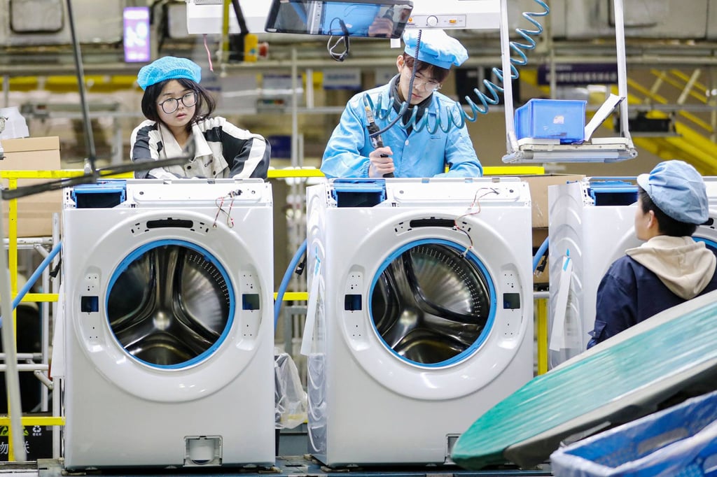Chinese home appliance firms achieved a profit growth of more than 9 per cent in the first half. Photo: AFP Chinese home appliance firms achieved a profit growth of more than 9 per cent in the first half. Photo: AFP