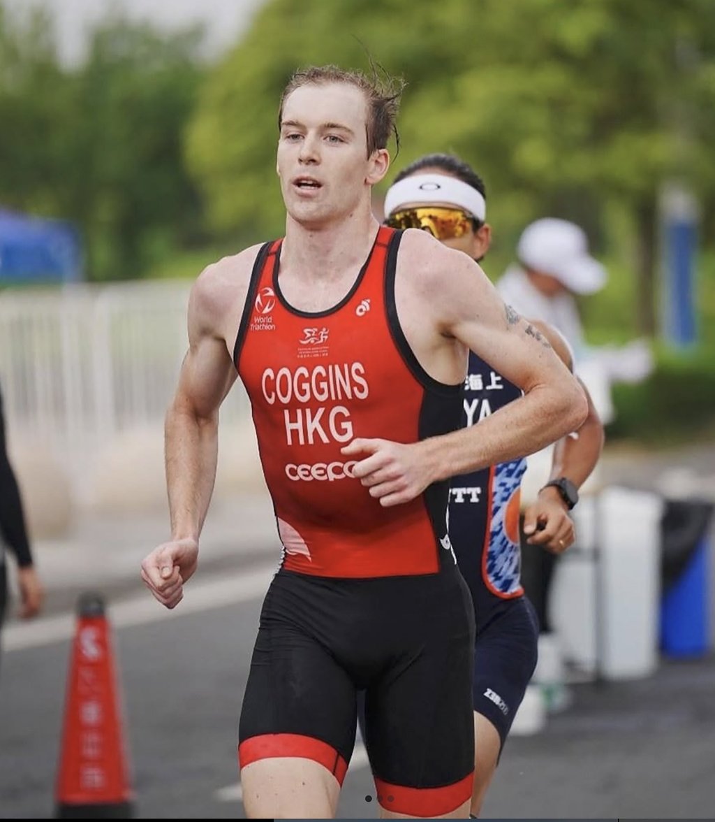 Coggins advances through the Asia Championships field during the closing run. Photo: Instagram/@oscarcoggins Coggins advances through the Asia Championships field during the closing run. Photo: Instagram/@oscarcoggins