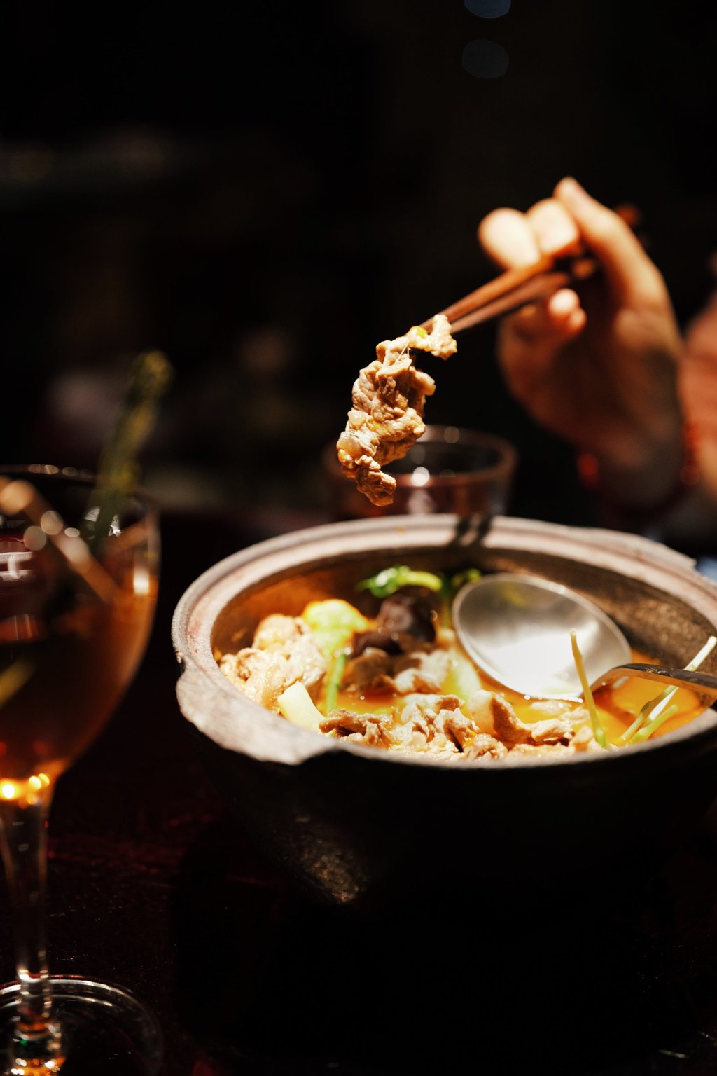 A hotpot-style dish at Gen Bistro in Shanghai, which offers tapas-style dishes made with ingredients native to China’s southwest. Photo: Gen Bistro A hotpot-style dish at Gen Bistro in Shanghai, which offers tapas-style dishes made with ingredients native to China’s southwest. Photo: Gen Bistro